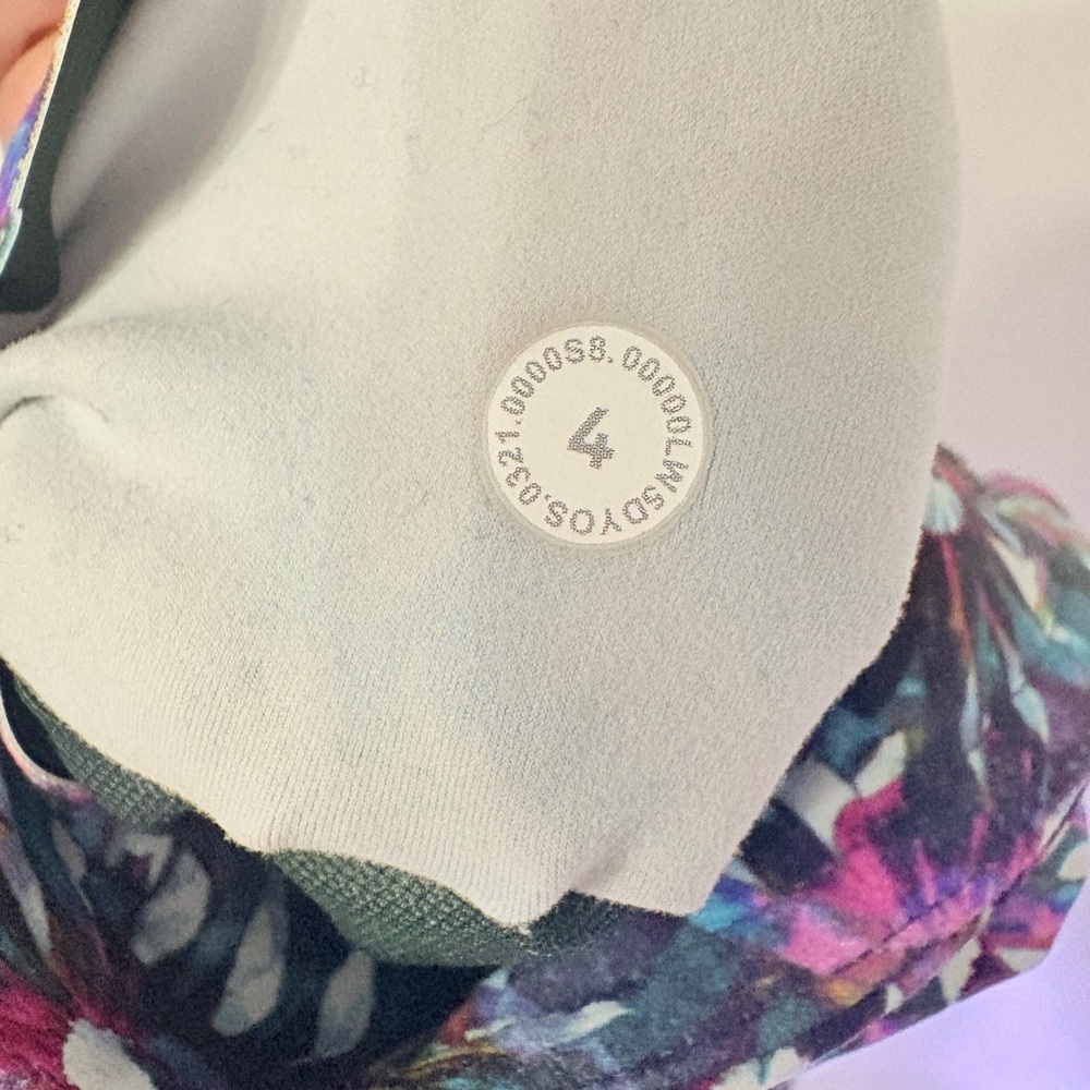LULULEMON Base Pace High-Rise Brushed Running Tight 28" Womens 4 Floral - Picture 4 of 6